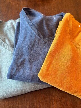 3 Amazon Essential Sweaters in Size Medium
